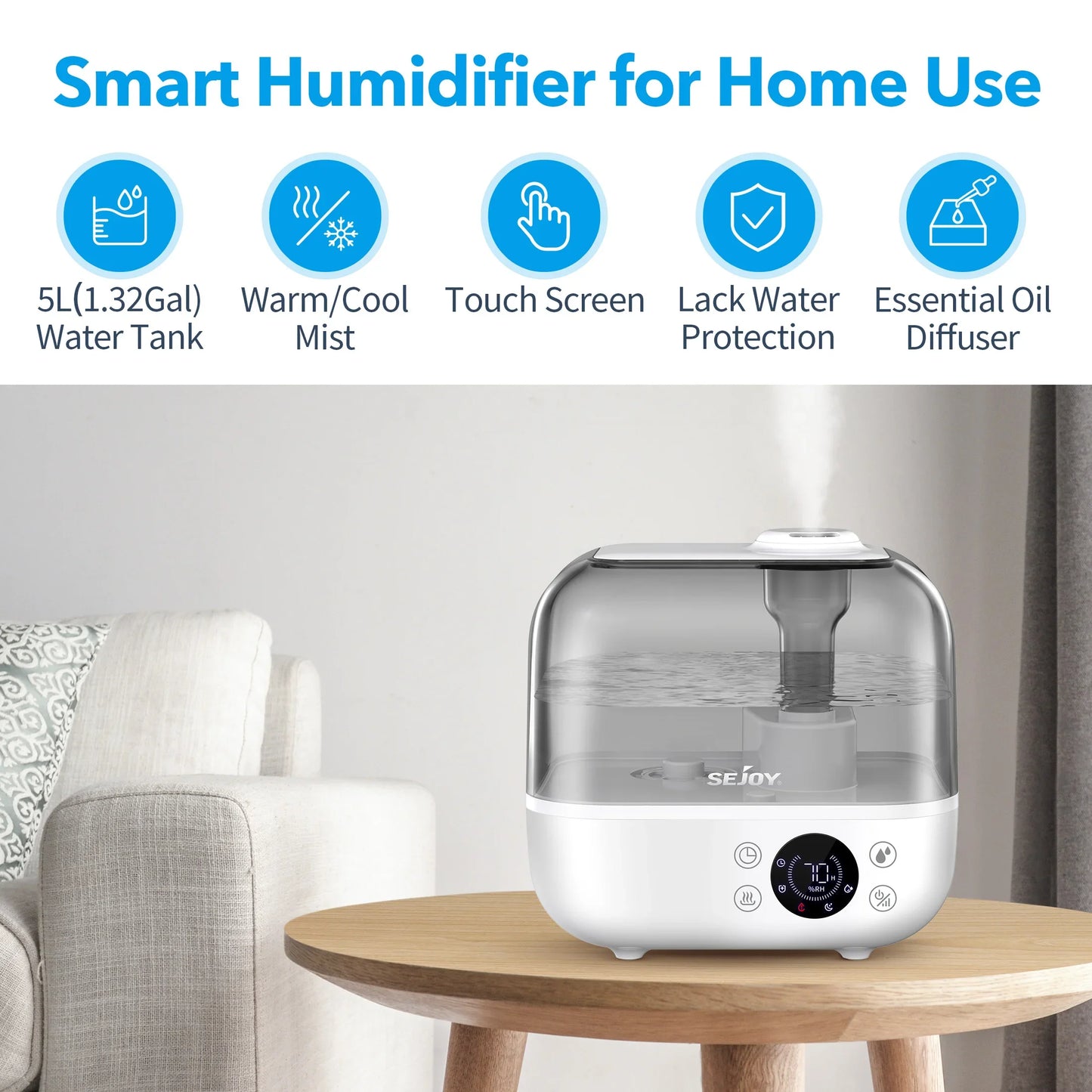 Cathnie 110/220V 5L Humidifier