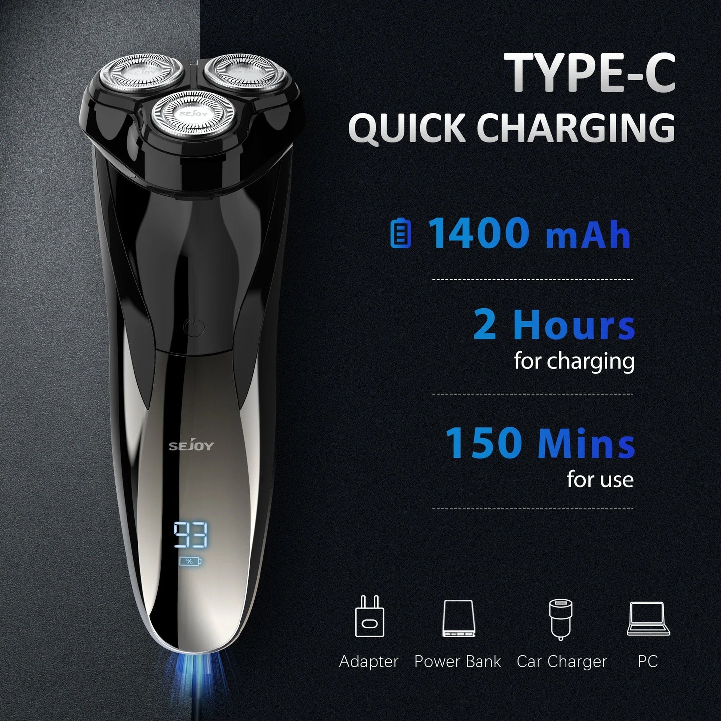 Cathnie 2-in-1 Electric Shaver