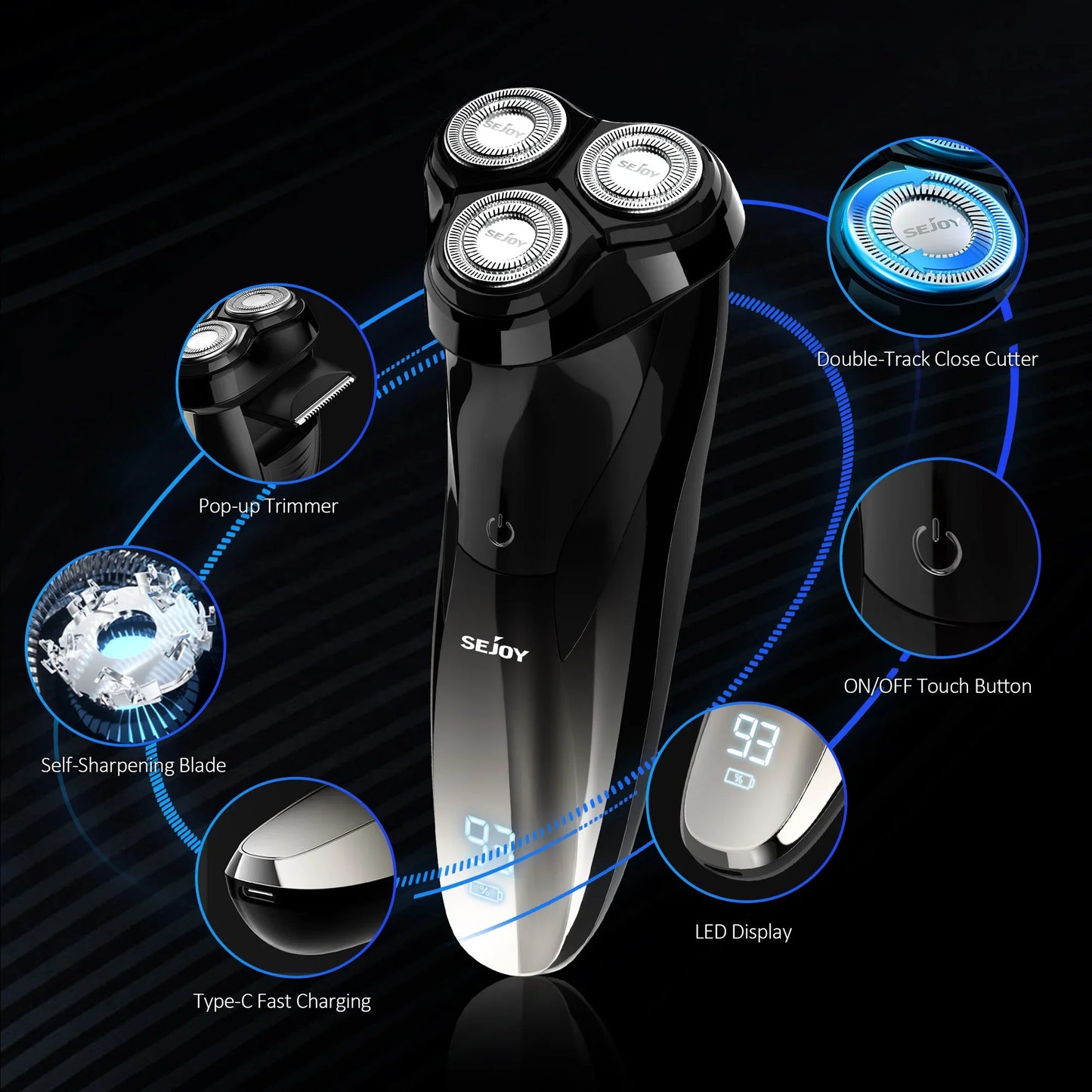 Cathnie 2-in-1 Electric Shaver