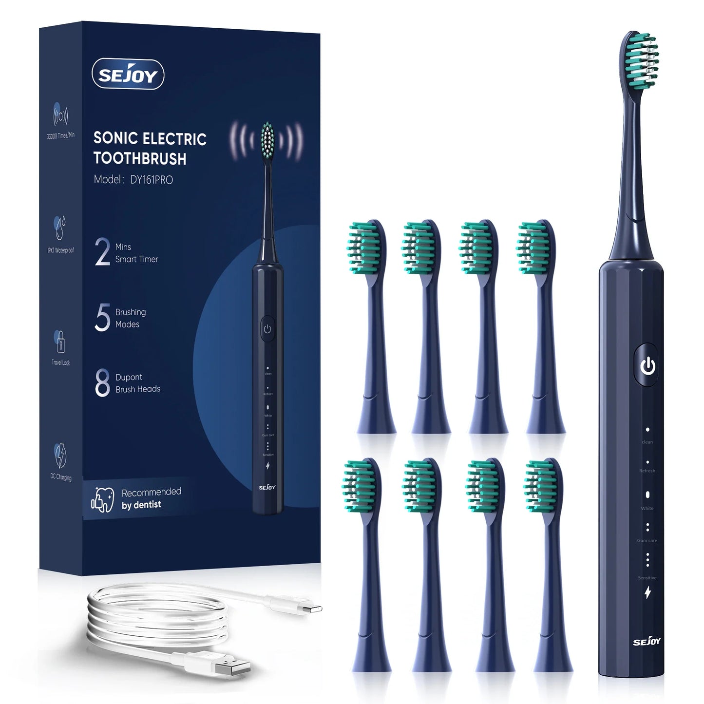 Cathnie Rechargeable Electric Toothbrush