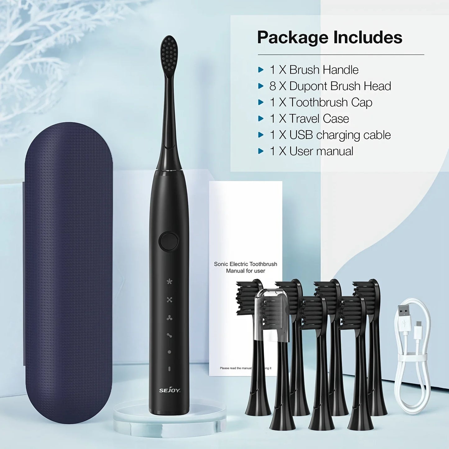 Cathnie USB Rechargeable Electric Toothbrush