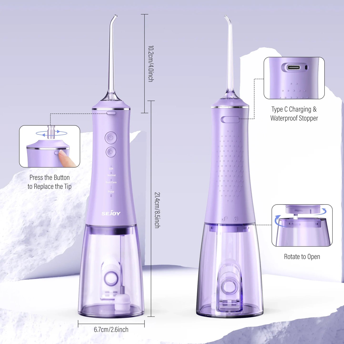 Cathnie Portable Dental Water Flosser