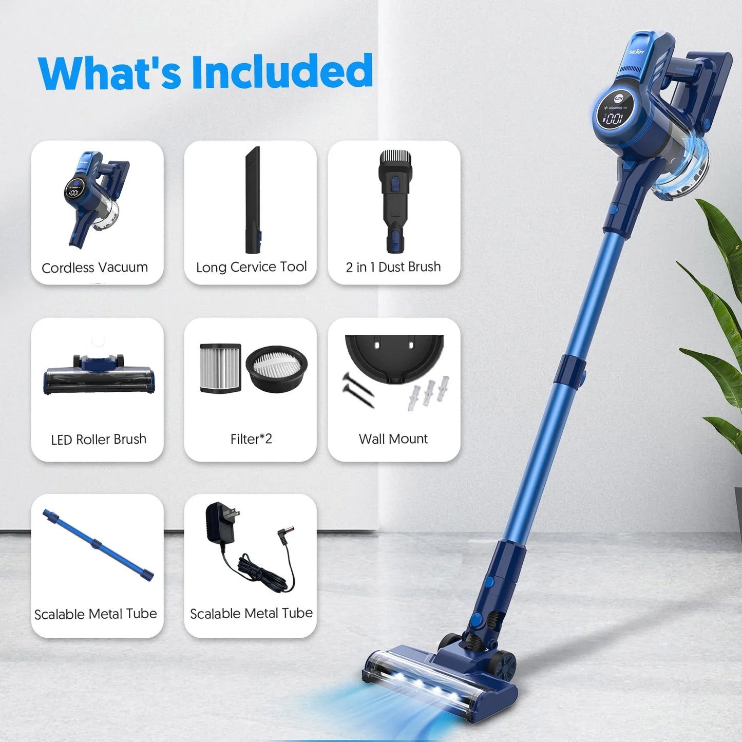 Cathnie 25KPa Cordless Vacuum Cleaner