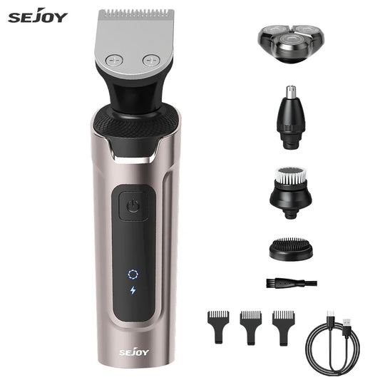 Cathnie 5-in-1 Electric Hair Clipper & Nose Trimmer