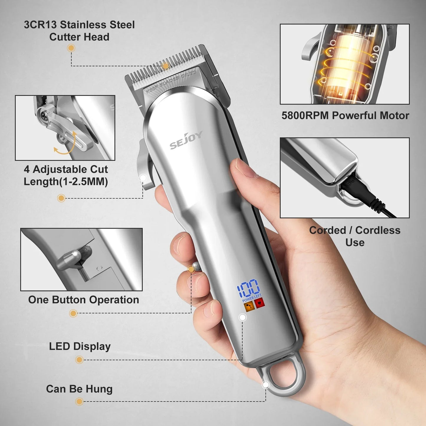 Cathnie Cordless Hair Trimmer