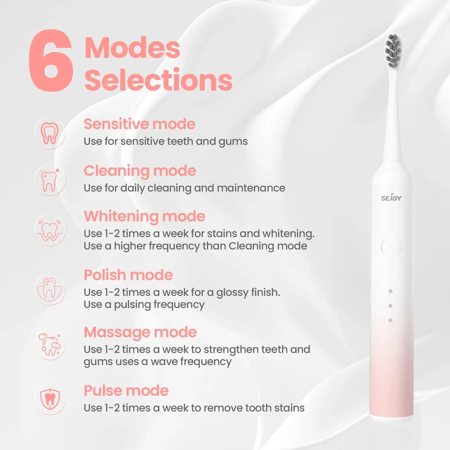 Cathnie Rechargeable Electric Toothbrush