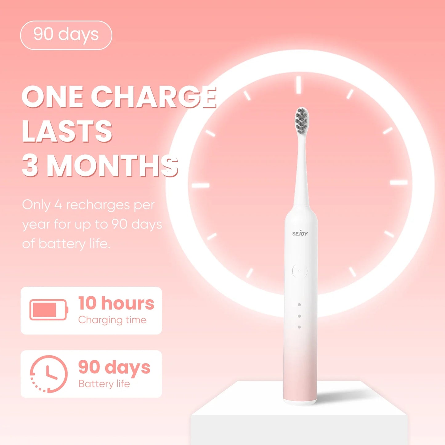 Cathnie Rechargeable Electric Toothbrush