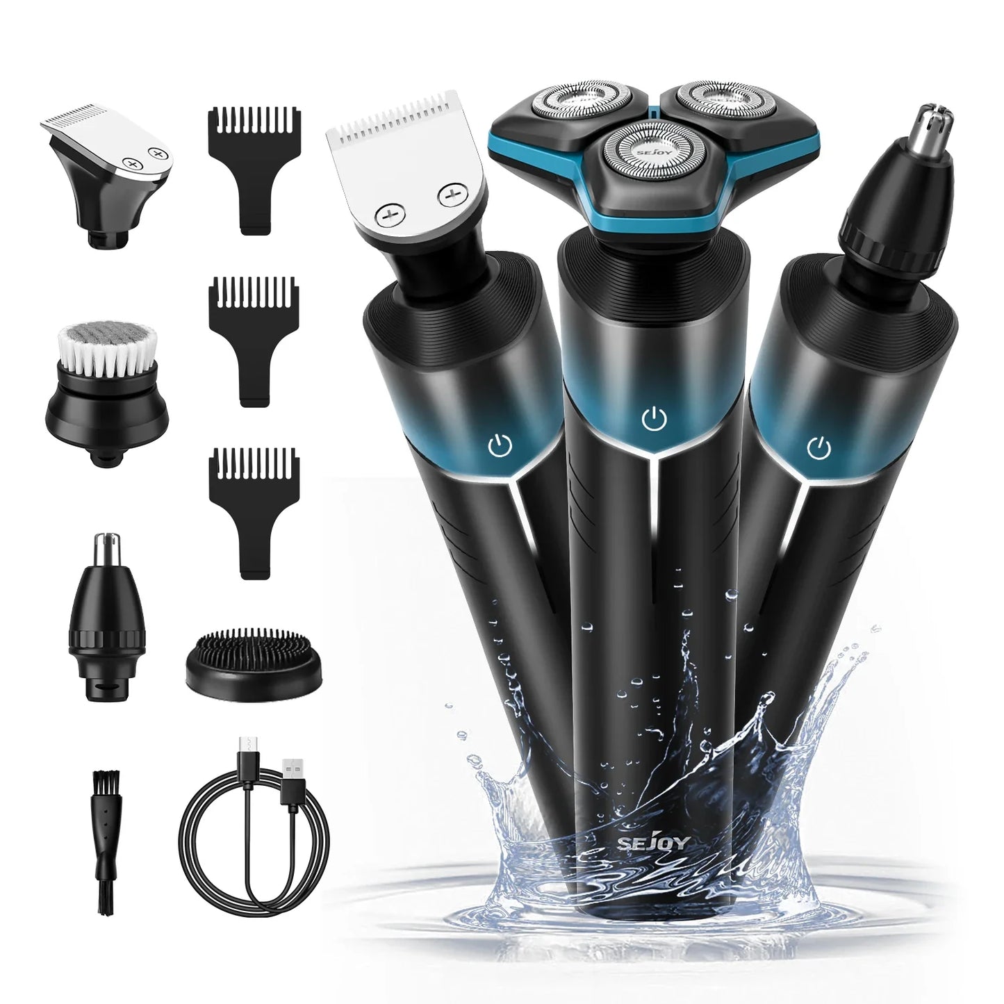 Cathnie KNIGHT Men's Electric Shaver Kit