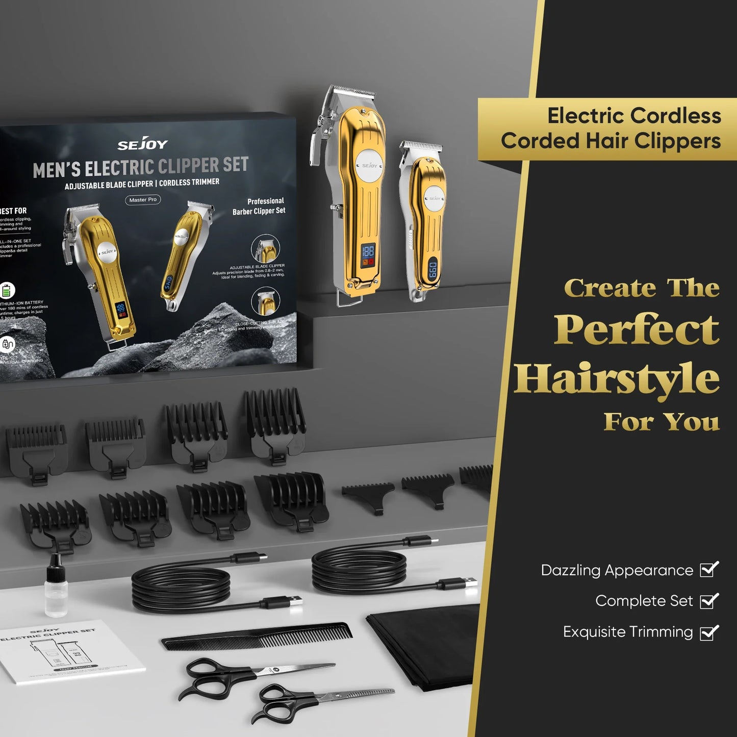 Cathnie LFQ-MASTERPRO Hair Clipper Set